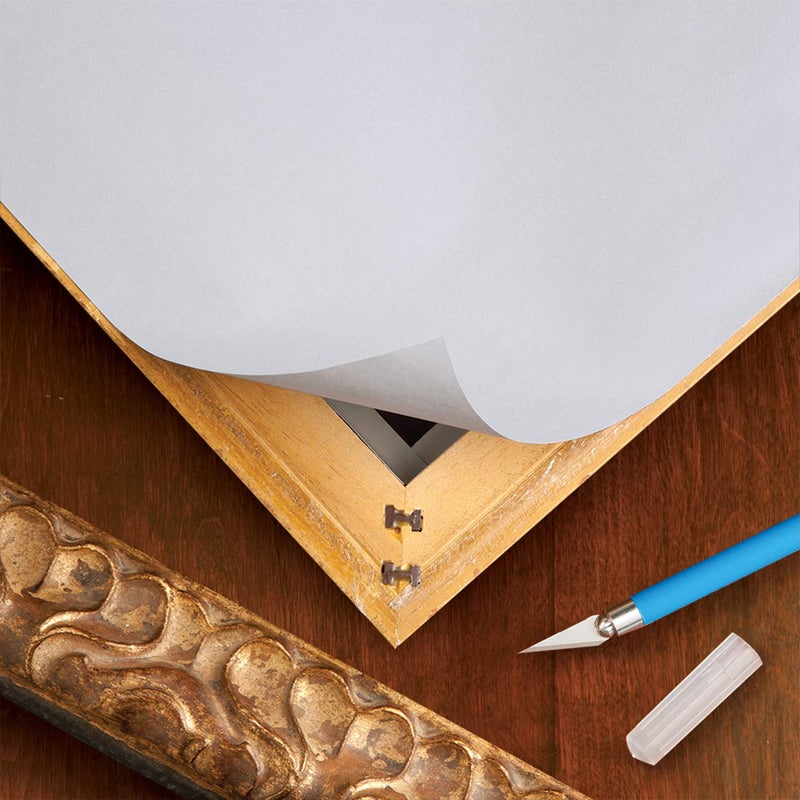 Lineco Frame Backing Paper Roll, Acid-Free, Cut to Size, Use for Framing, Projects, Art, Crafts, Backgrounds, and Giving a Finish Look to Your Art & Prints, 24 inches X 72 inches, Gray - Image 3